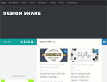 Tablet Screenshot of design-share.com